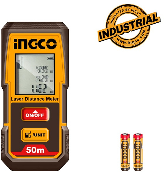 Μετρητής αποστάσεων laser 50m INGCO HLDD0508