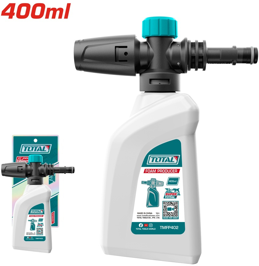 Αφροποιητής πλυστικών 400ml με ρυθμιζόμενη ροή αφρού TOTAL TMFP402