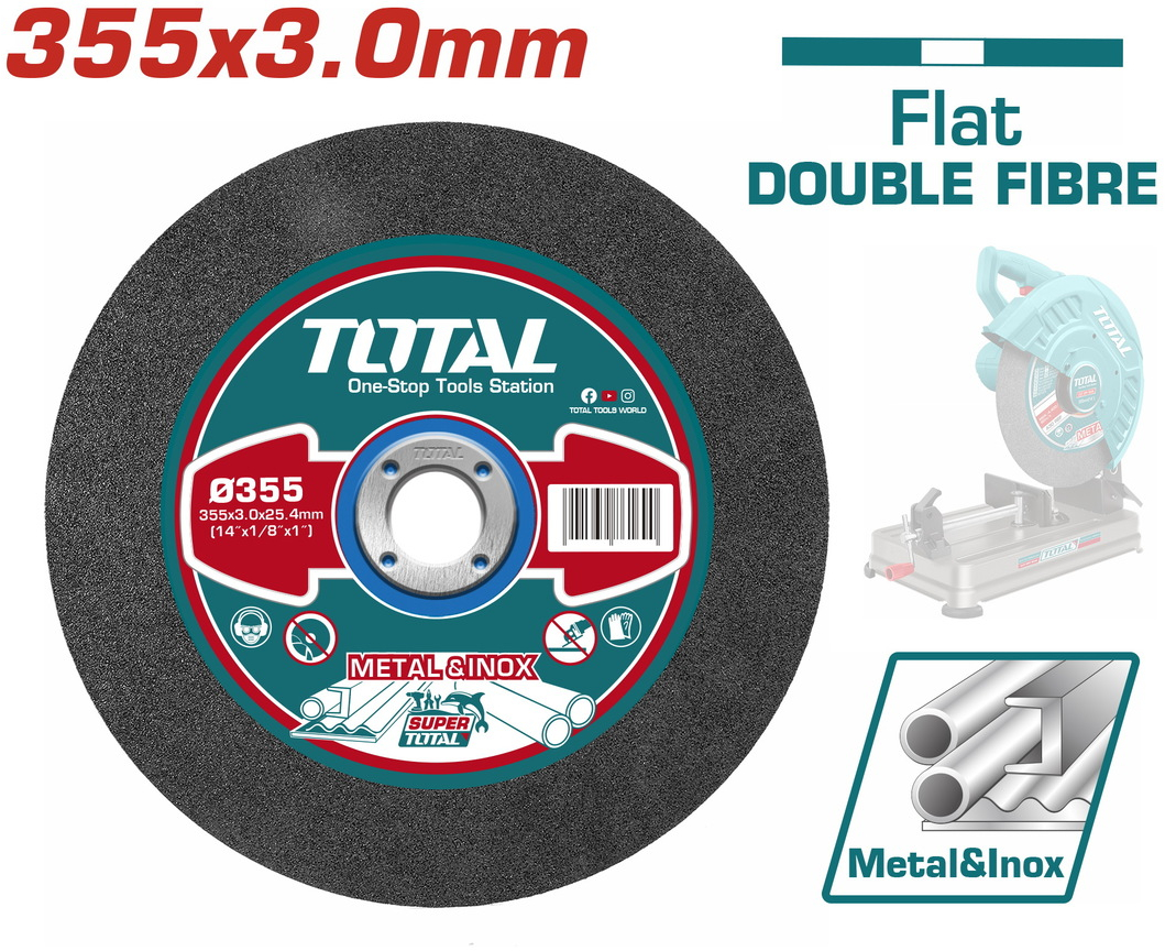 Δίσκος κοπής μετάλλου 355x3mm TOTAL TAC2303558