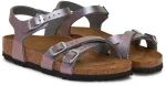 BIRKENSTOCK KUMBA KIDS  SAFFIANO IRIDESCENT VIOLA (1029425)