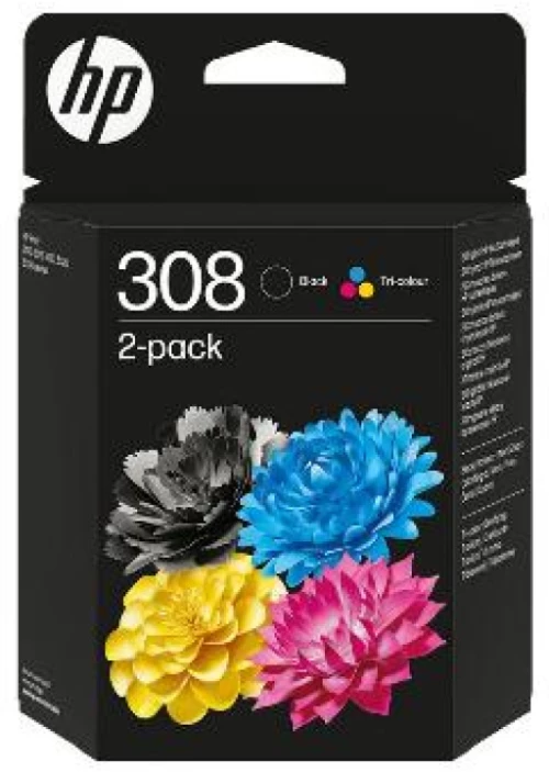 Μελάνι HP No 308 Combo 2-pack (black & color)