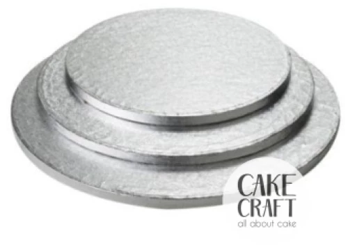 Δίσκος Τούρτας στρογγυλός Ασημένιος Πάχος 13mm. Διαμ.(16'')40,6εκ.