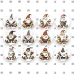 Βρώσιμα σχέδια Christmas v2 - 12τμχ