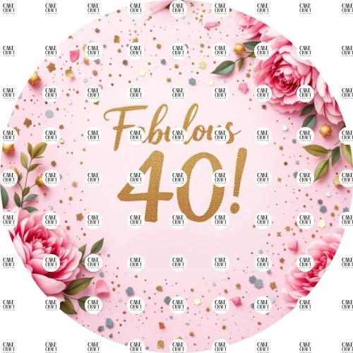 Βρώσιμο Σχέδιο fabulous 40 v2