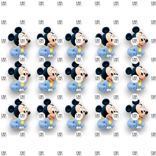Βρώσιμα σχέδια Baby Mickey - 15τμχ