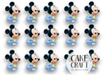 Βρώσιμα σχέδια Baby Mickey - 15τμχ