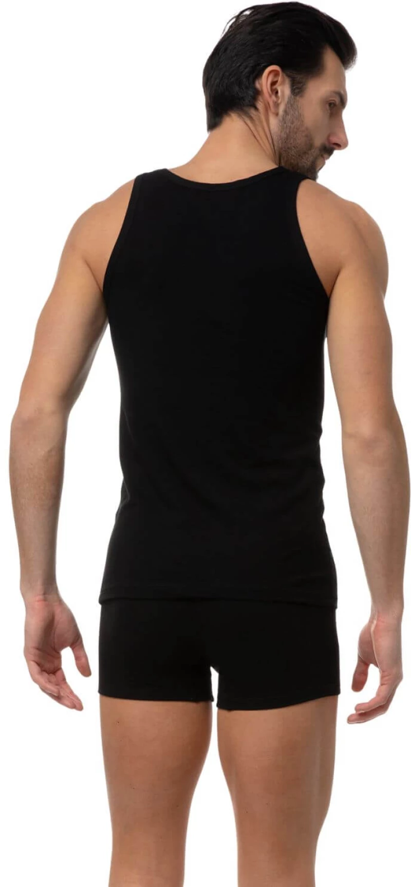 Minerva Sporties Αμάνικη Ανδρική Φανέλα 2Pack 12014-020 - ΜΑΥΡΟ