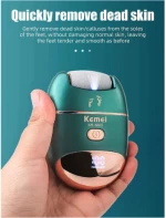 Kemei KM-8665 Ηλεκτρική Λίμα για Φτέρνες και Κάλους