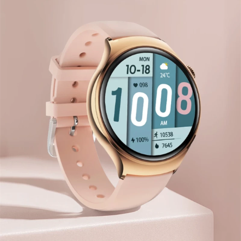 🌸 Smartwatch M11 Ροζ RDFit GPS NFC Κλήσεις Bluetooth – Έξυπνο Ρολόι Γυναικείο