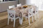 Καρέ Αλέκιαστο Skid Marks 472 90X90 Beige 70/30 Cott/Pol - -