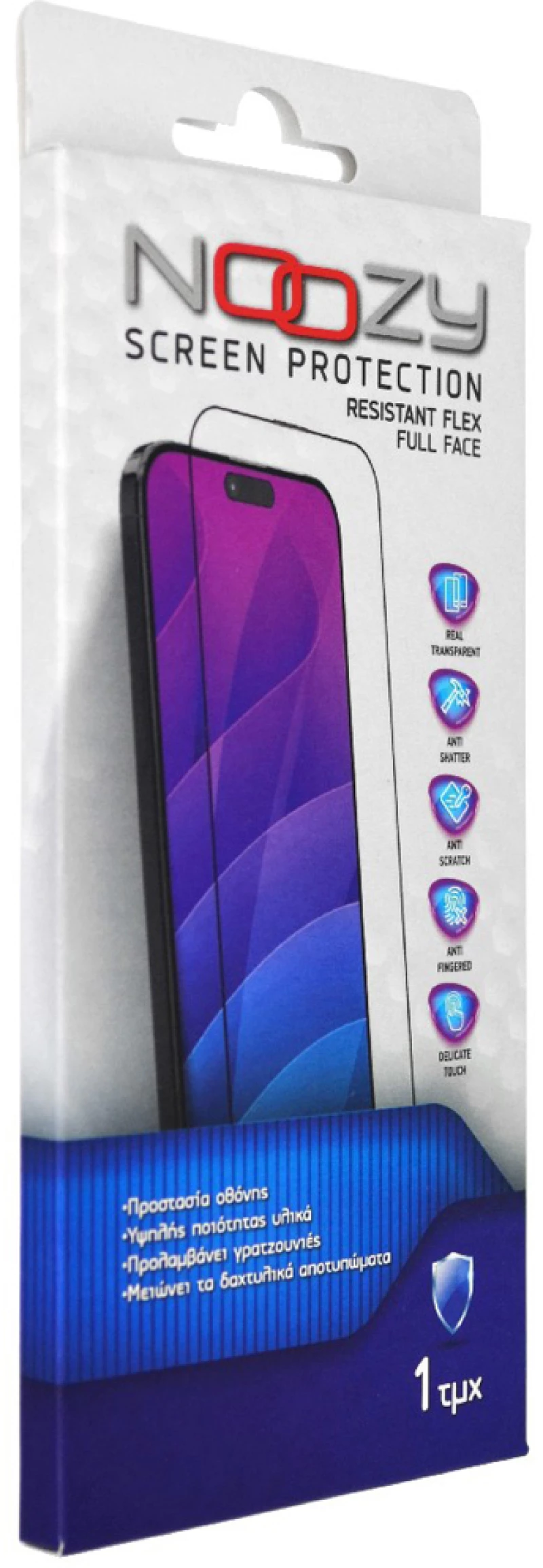 Tempered Glass Noozy Full Face Resistant Flex 9H για Samsung SM-A057 Galaxy A05s 4G