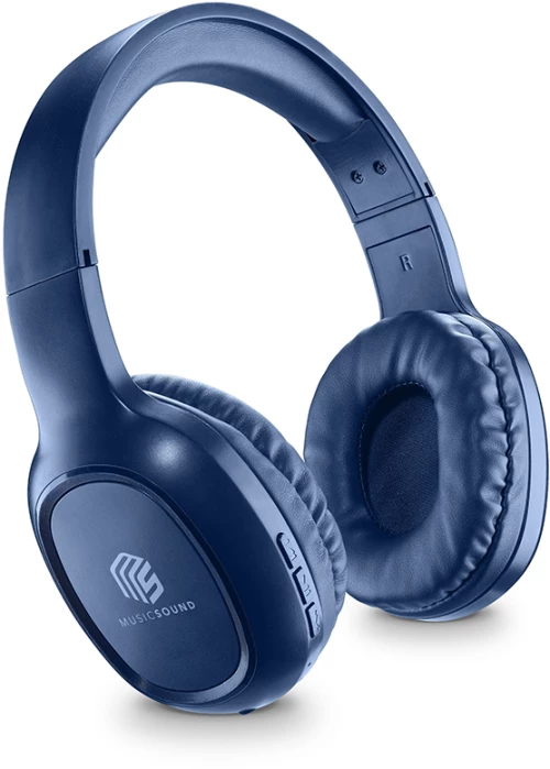 CELLULAR LINE 412059 Music Sound Ασύρματα/Ενσύρματα Ακουστικά με μικρόφωνο Μπλε