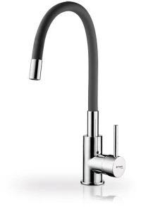 Pyramis Μπαταρία Κουζίνας Aurelia Black Rubber Ecoline