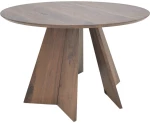 511253 ΤΡΑΠΕΖΙ BIBBLE PAKOWORLD MDF ΣΕ ΚΑΡΥΔΙ ΑΠΟΧΡΩΣΗ Φ120X76ΕΚ