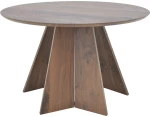 511253 ΤΡΑΠΕΖΙ BIBBLE PAKOWORLD MDF ΣΕ ΚΑΡΥΔΙ ΑΠΟΧΡΩΣΗ Φ120X76ΕΚ