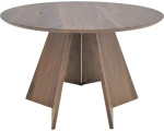 511253 ΤΡΑΠΕΖΙ BIBBLE PAKOWORLD MDF ΣΕ ΚΑΡΥΔΙ ΑΠΟΧΡΩΣΗ Φ120X76ΕΚ