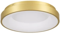 VenCore - Gold Aura - Πλαφονιέρα Μονόφωτο LED 75W Μοντέρνο Χρυσό Minimal 3 Αποχρώσεις - Μ45 x Π45 x Υ8.5cm