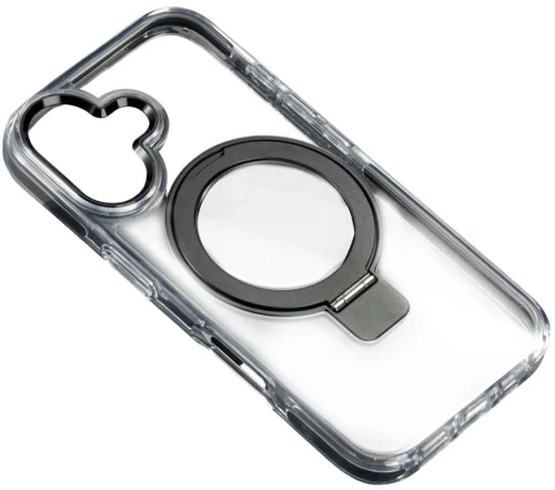 XO K31 iP16 6.1" TPU+Ακρυλική Μαγνητική Θήκη Τηλεφώνου Μαύρο