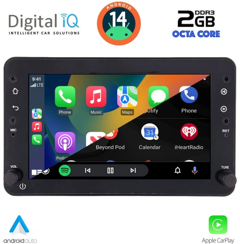 DIGITAL IQ BLF 359_CPA (7" DECK) MULTIMEDIA SYSTEM for ALFA ROMEO 159 – SPIDER – BRERA mod. 2004-2012