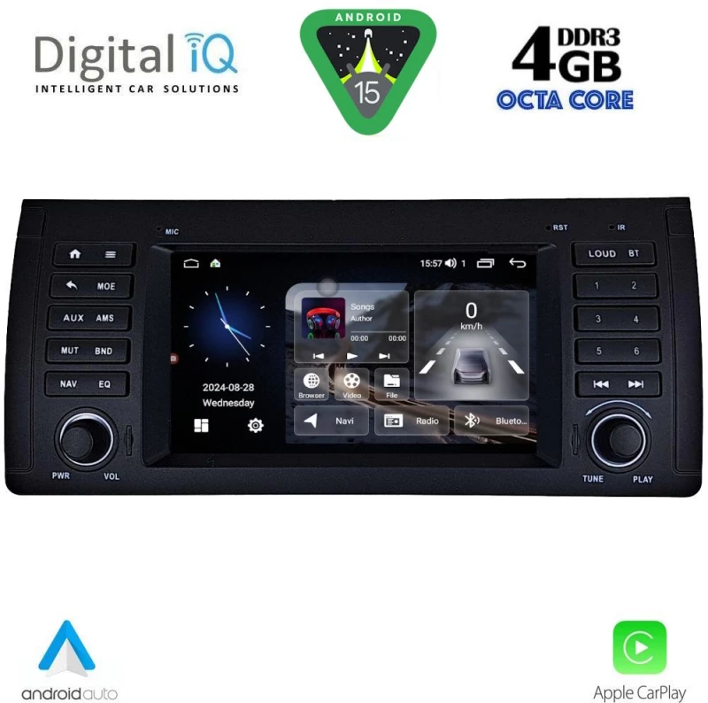 DIGITAL IQ MSG 485_CPA (7” DECK) MULTIMEDIA SYSTEM for BMW S.5-X5  (E38-39-53) mod. 1998-2005