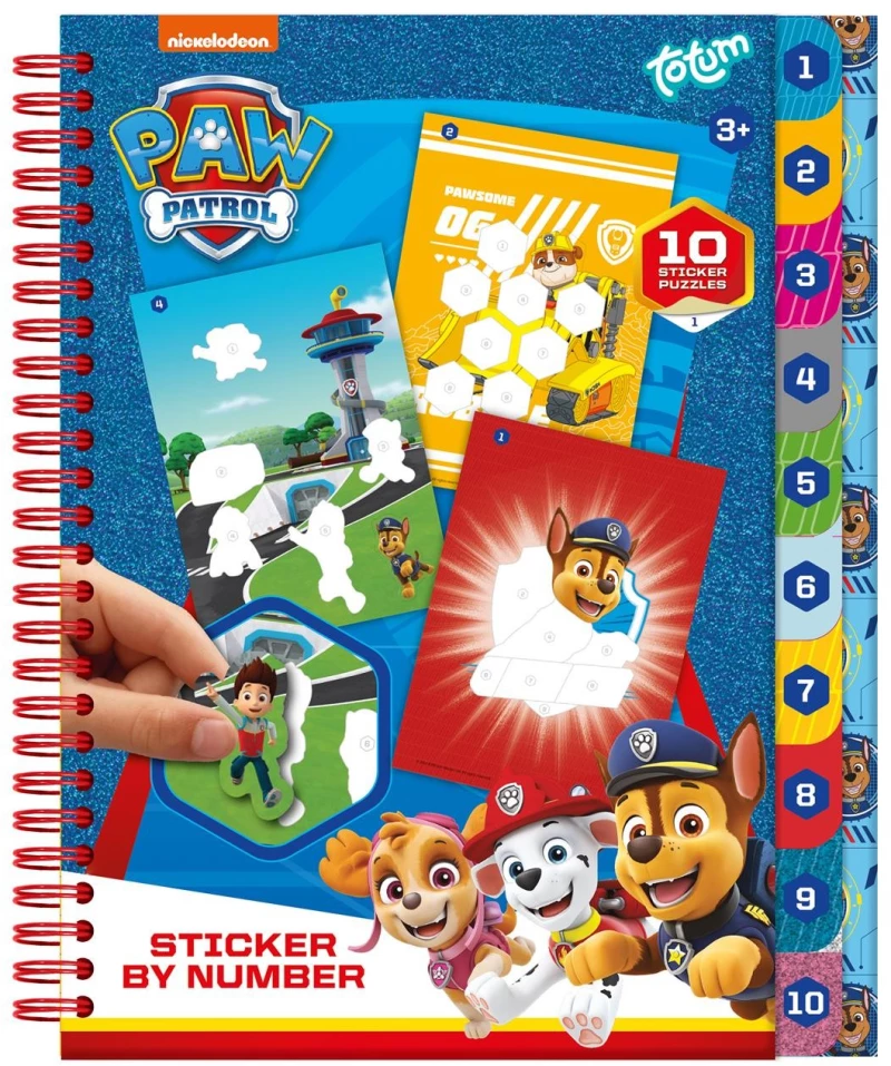 Totum Paw Patrol Sticker By Number Book (TT721159)