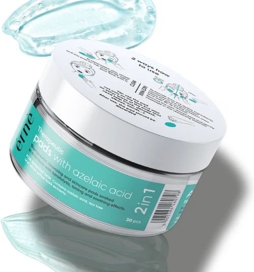 ERNE THERAPEUTIC PADS 2 IN 1 30 ΤΕΜΑΧΙΑ ME ΑΖΕΛΑΙΚΟ ΟΞΥ ΓΙΑ ΕΥΑΙΣΘΗΤΑ ΔΕΡΜΑΤΑ