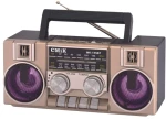 Επιτραπέζιο Ραδιόφωνο Retro 4 σε 1 - FM AM, Bluetooth, USB, Κάρτα μνήμης - CMiK MK-155BT
