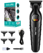 Επαναφορτιζόμενη Κουρευτική Μηχανή Clipper με LED Οθόνη DALING DL-1777 Μαύρο