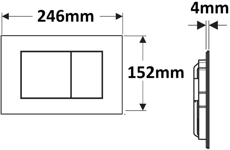 Geberit Πλακέτα Sigma 40 Brushed Ορειχάλκινο Χρώμα 115.629.QF.1