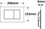 Geberit Πλακέτα Sigma 40 Brushed Ορειχάλκινο Χρώμα 115.629.QF.1