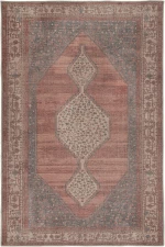 Χαλί Plumeria 5826-00 Brown-Grey Βιοκαρπέτ 80X220cm