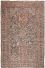 Χαλί Plumeria 4457-00 Red-Blue Βιοκαρπέτ 160X230cm