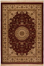 Χαλί Isfahan 2438A Red-Cream Βιοκαρπέτ 160X230cm