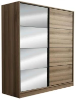 Ντουλάπα Δίφυλλη Kale 506MNR2634 180x52x210cm Oak Δίφυλλη