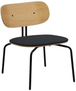 Καρέκλα Τραπεζαρίας Curious 5917-3C730-04 54.5x66.4x71.5cm Black Shadow