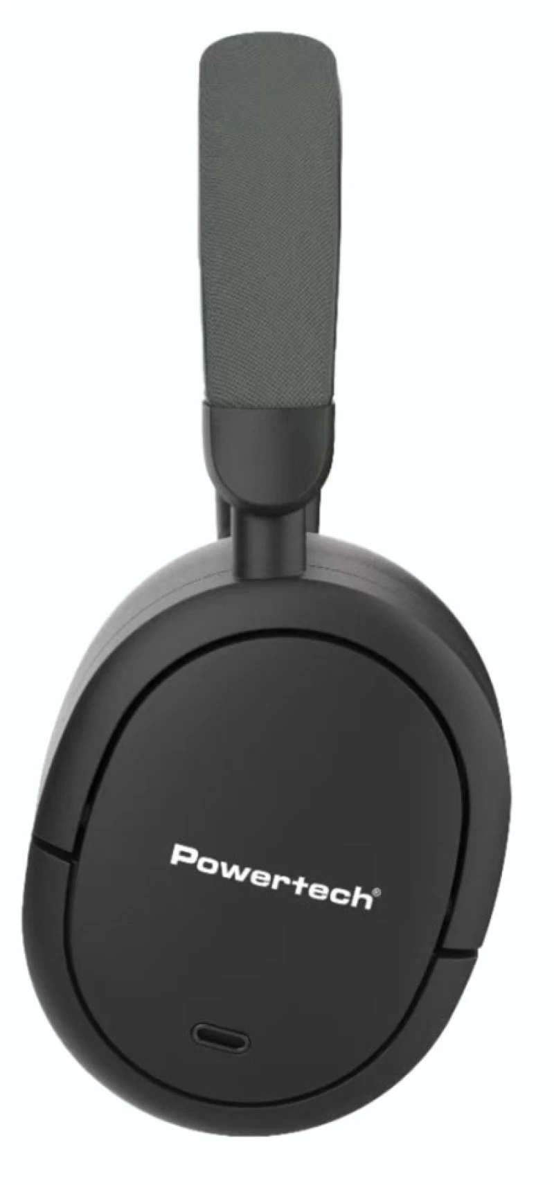 POWERTECH headphones PT-1462, ενσύρματα & ασύρματα, ANC & ENC, 40mm, 300mAh, μαύρα