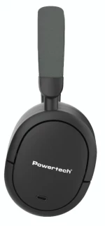 POWERTECH headphones PT-1462, ενσύρματα & ασύρματα, ANC & ENC, 40mm, 300mAh, μαύρα
