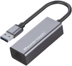 POWERTECH αντάπτορας δικτύου PT-1454, USB, 1000Mbps Ethernet, γκρι