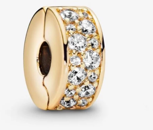 Σύμβολο Pandora Κλιπ με Διαφανή Pavé
Επιχρύσωση 14Κ 768658C01