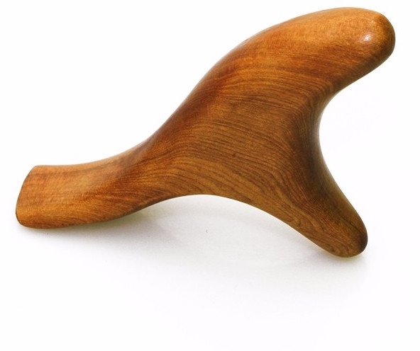 Ξύλινο Εργαλείο Ρεφλεξολογίας Point Massage Triangle Gua Sha