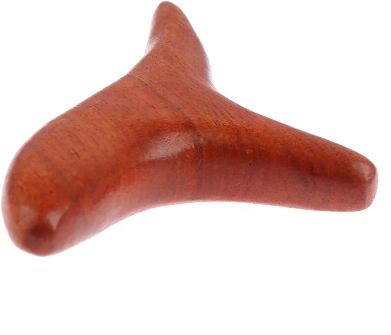 Ξύλινο Εργαλείο Ρεφλεξολογίας Point Massage Triangle Gua Sha