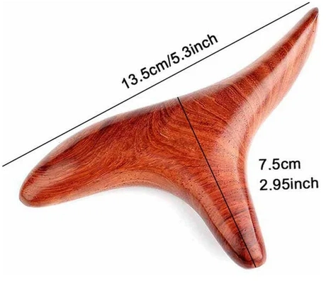 Ξύλινο Εργαλείο Ρεφλεξολογίας Point Massage Triangle Gua Sha