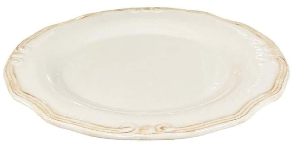 Πιάτο Ρηχό Tiffany RSV101K6 Φ25cm Cream Espiel Πηλός