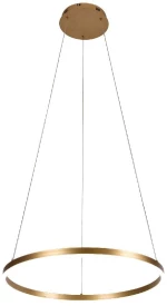 Φωτιστικό Οροφής Κρεμαστό 6095-AA Led 45W 3CCT 4500lm 3-step Dimmable 100cm Gold Inlight