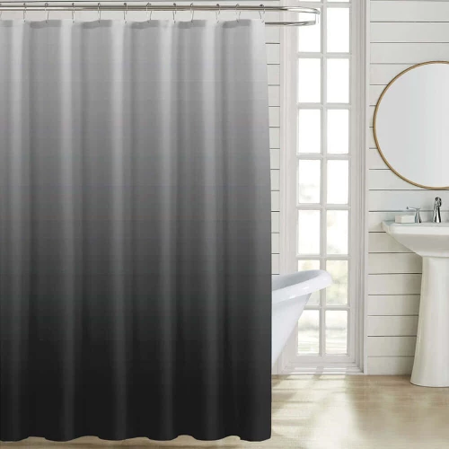 Κουρτίνα Μπάνιου Degradé 846320 Grey Ankor 180Πx180Υ Πολυέστερ