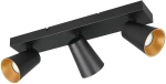 Φωτιστικό Οροφής - Σποτ Sharp 817100332 46x8,5x16cm 3xGU10 10W Black Trio Lighting
