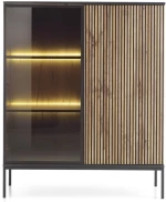 Βιτρίνα Sento 104x39x126cm Anthracite