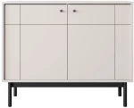 Μπουφές Japandi K104_Kz 103x39x83cm White Kazmir Ξύλο,Μελαμίνη