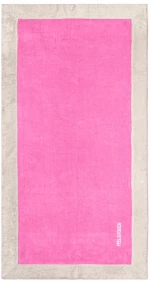 Πετσέτα Θαλάσσης Caribbean Pink Feel & Touch Beach 80x170cm Βαμβάκι-Πολυέστερ