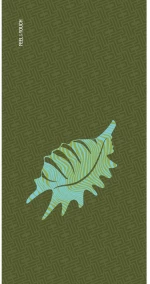 Πετσέτα Θαλάσσης Printed 06 Khaki Feel & Touch Beach 80x160cm Polyester-Polyamide